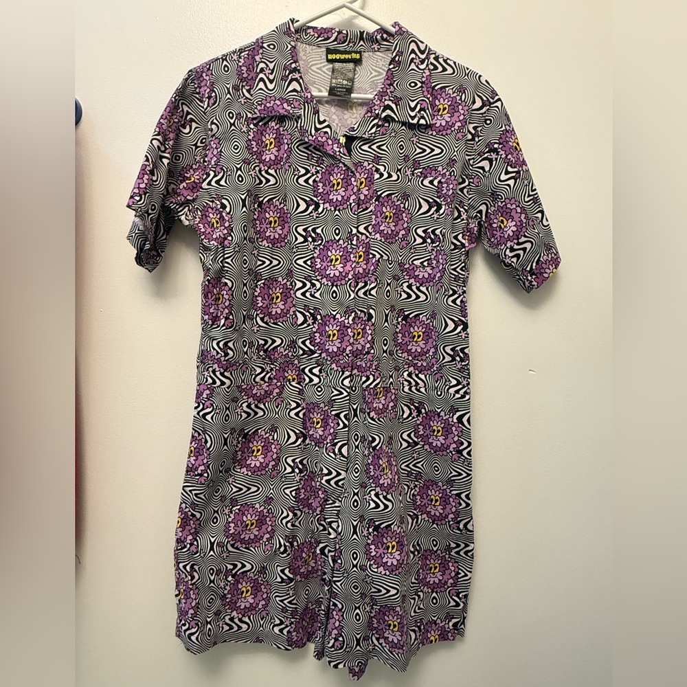 Nooworks purple haze shorts romper Large